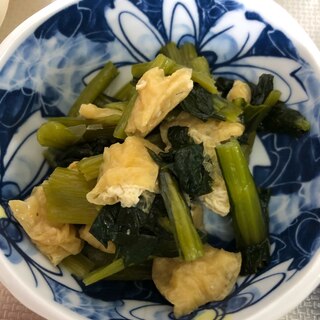 ほうれん草と油揚げの煮浸し